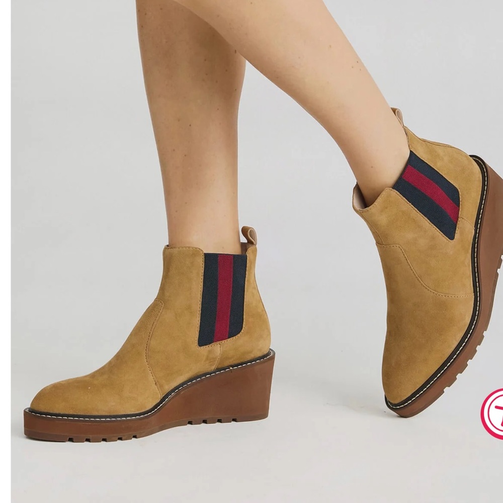 Cecelia New York Gemma Wedge Suede Boots
